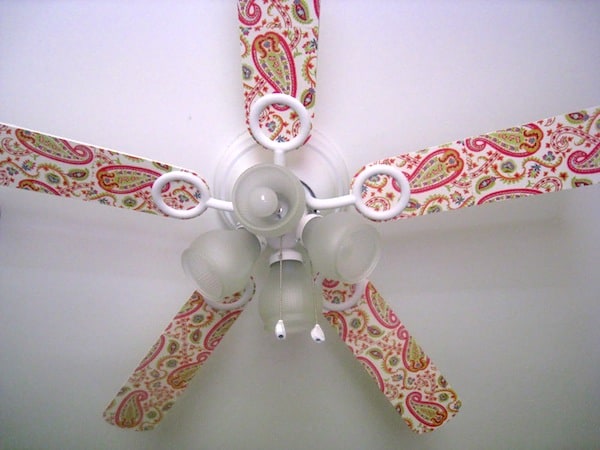 Decorate a Ceiling Fan with Mod Podge