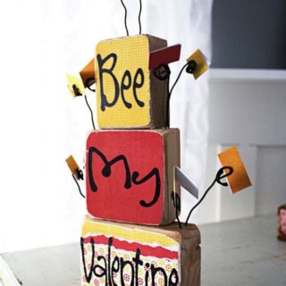 DIY Valentine's Day Decor on a Scrap Wood Budget