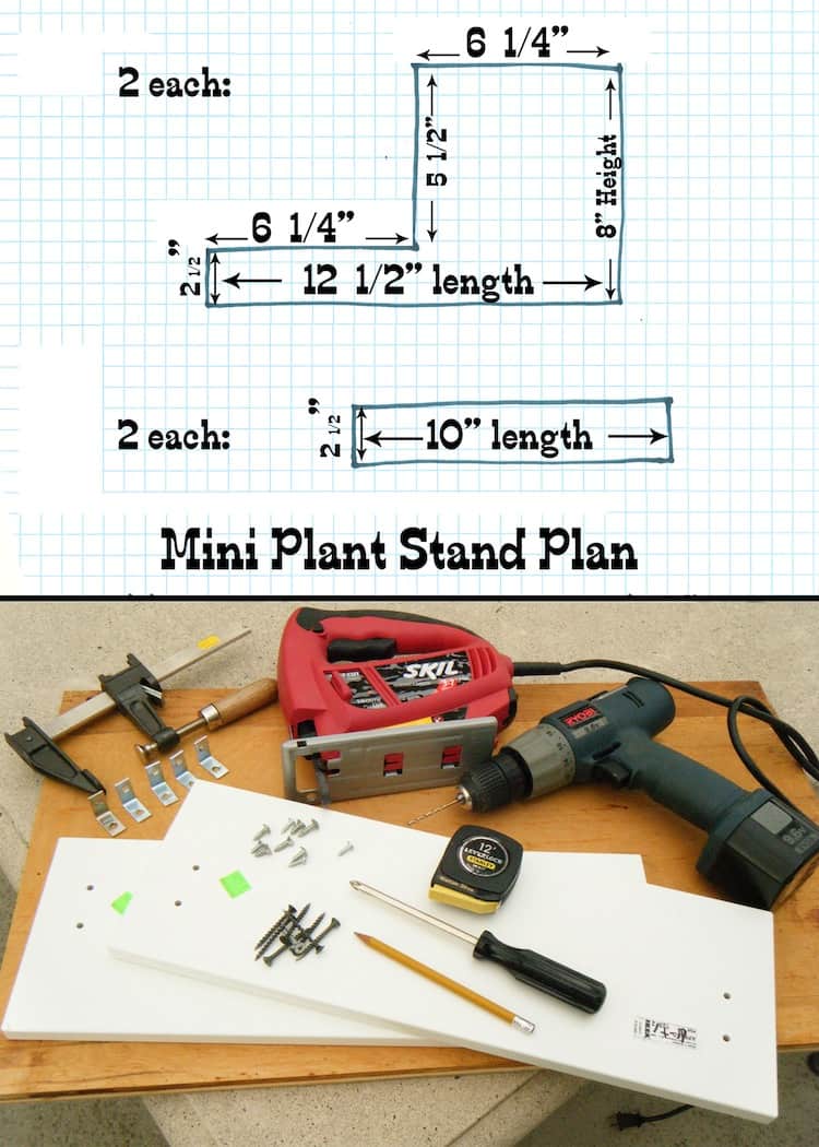 Mini Plant Stand Diagram