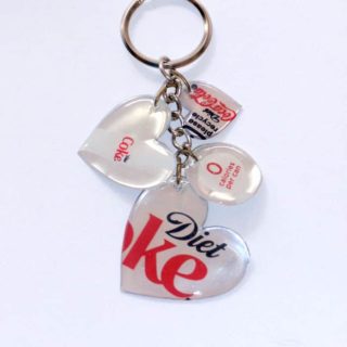 This DIY keychain is so unique - it's made from a soda can! You can make your own version using your favorite soda and Dimensional Magic.