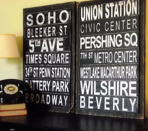 An easy way to make subway art - no die cutter required!