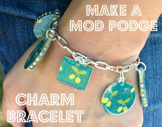 Are you looking for a fun jewelry craft or a unique gift idea? This DIY charm bracelet is made with cute fabric and Dimensional Magic!
