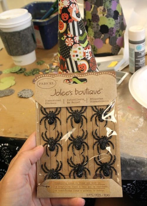 Spider stickers from Jolee's Boutique