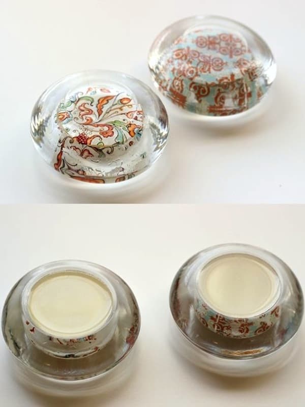 how to make a glass paperweight