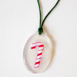 Heidi from Hands Occupied uses the most fun Christmas design and Dimensional Magic to create a unique (and easy!) candy cane necklace.