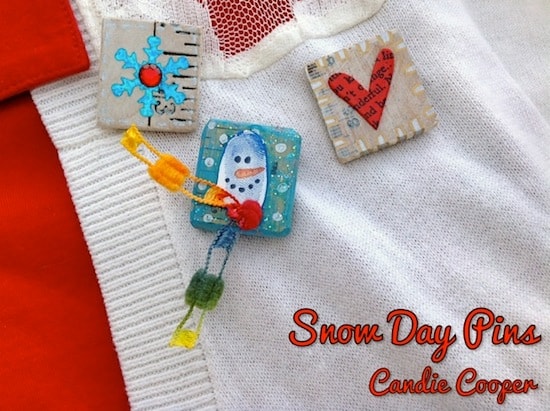 Make Christmas Pins with Kids (Great for Gifts!)