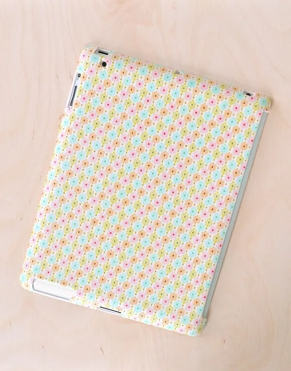 DIY iPad cover with fabric