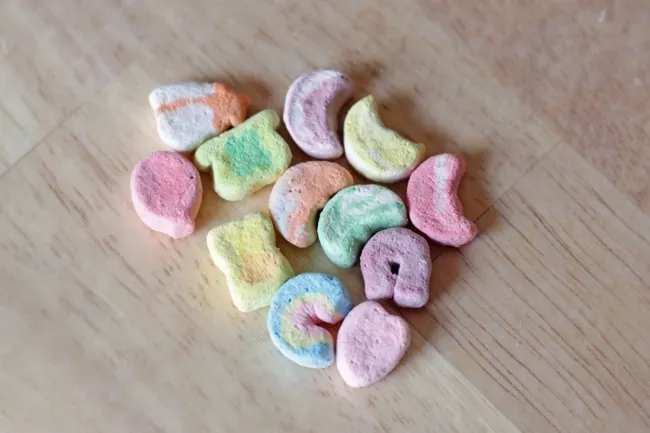 Lucky Charms cereal marshmallows