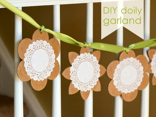 Spring Banner from a Chipboard Album