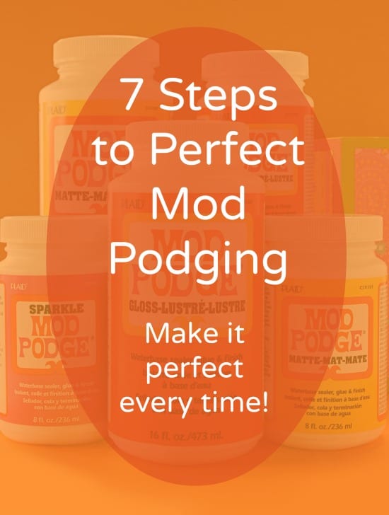 How to Decoupage: 7 Steps to Perfect Mod Podging - Mod Podge Rocks