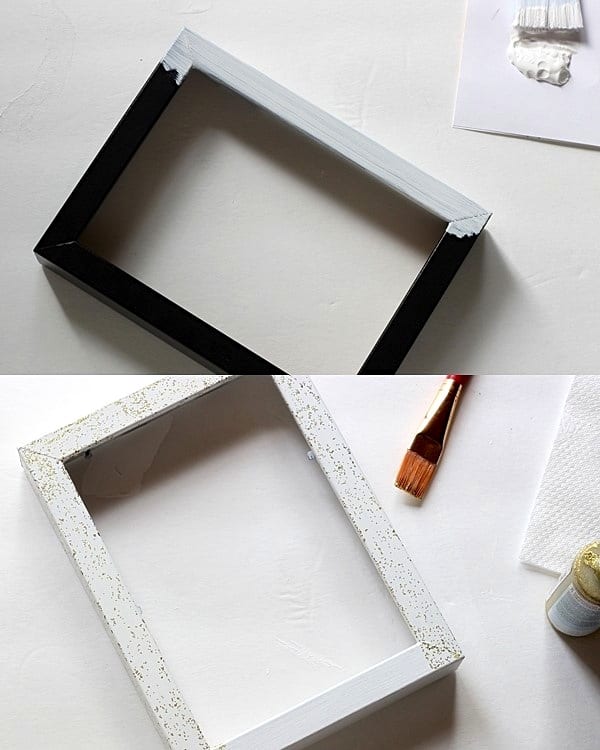 Paint a frame white