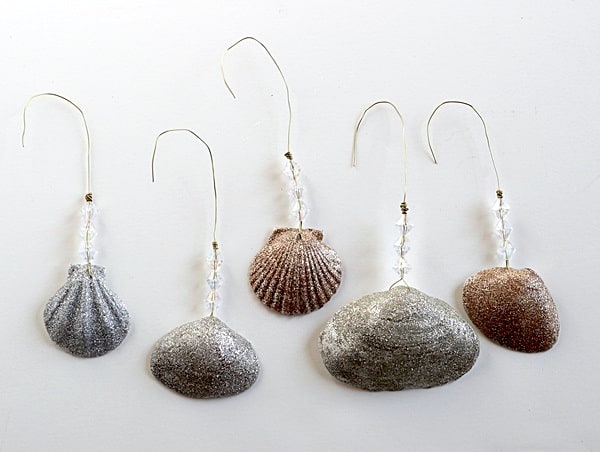 shell Christmas ornaments