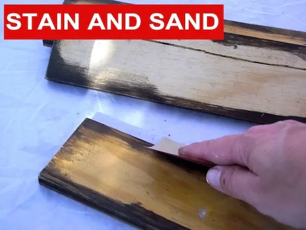 Stain and Sand