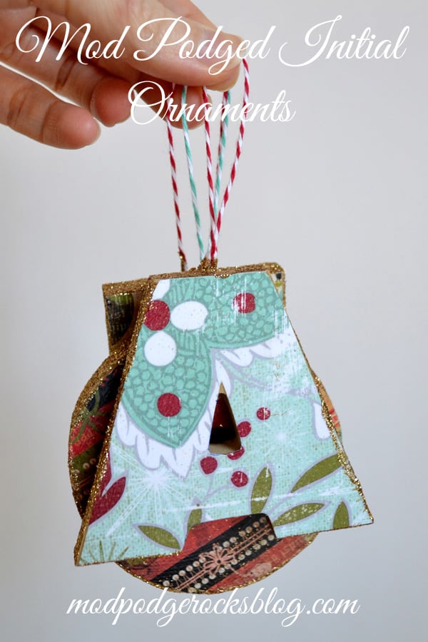 Letter Ornaments You Can Personalize for the Family