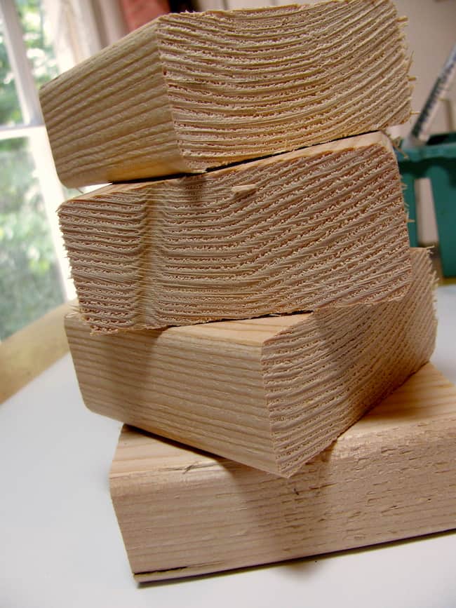 Stack of wood 2 x 4s