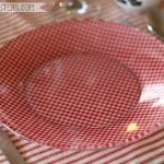 Glass Christmas plates