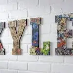 Use your favorite comic books (or copies) and Mod Podge to make these easy comic book letters! Perfect for budget friendly wall decor.