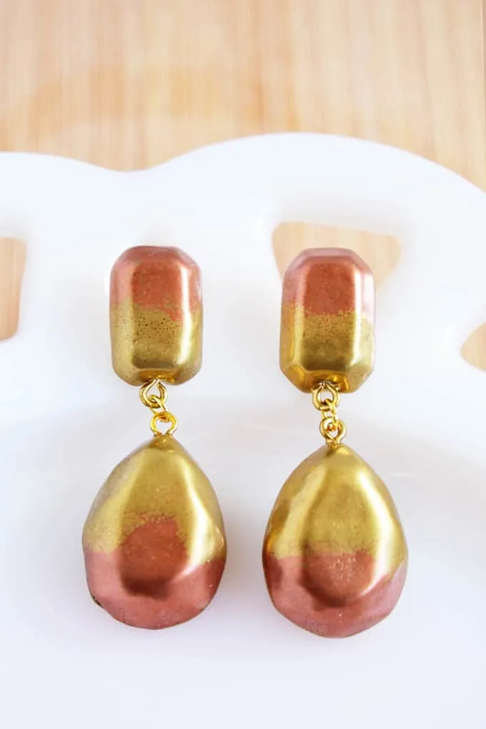 Make your own drop earrings