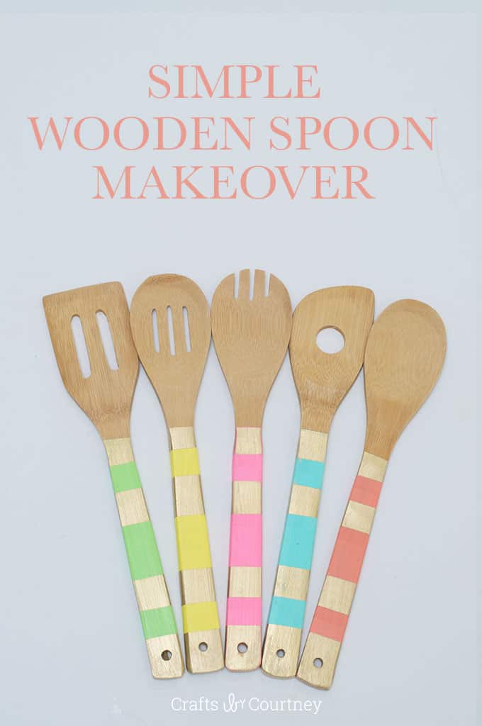 Painting Wooden Spoons for Gifts or Decorating