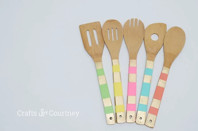 painted wooden spoons