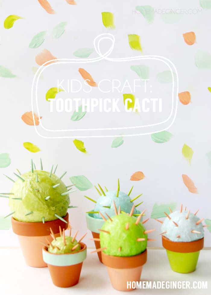 Toothpick Craft: Make a Cool Cactus for Kids