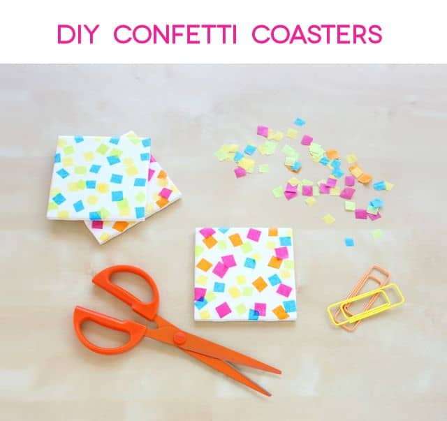 Confetti Coasters for Your Next Party!