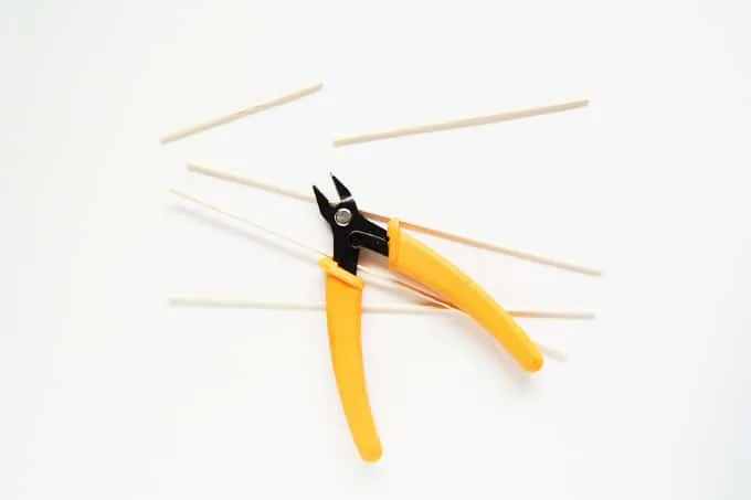 Cut skewers down to size with cutters