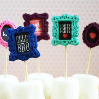 Learn how to turn some fabulous Mod Melt frames into cute food picks or cupcake picks! These are perfect for parties and are reusable.