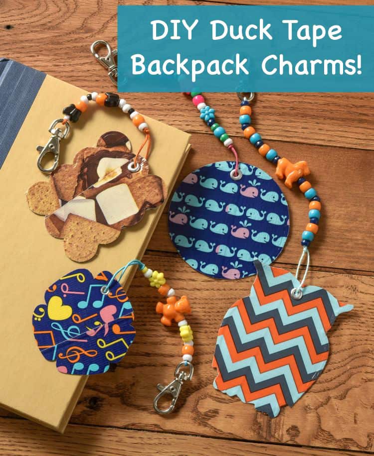 Learn how to make backpack tags with Duck Tape