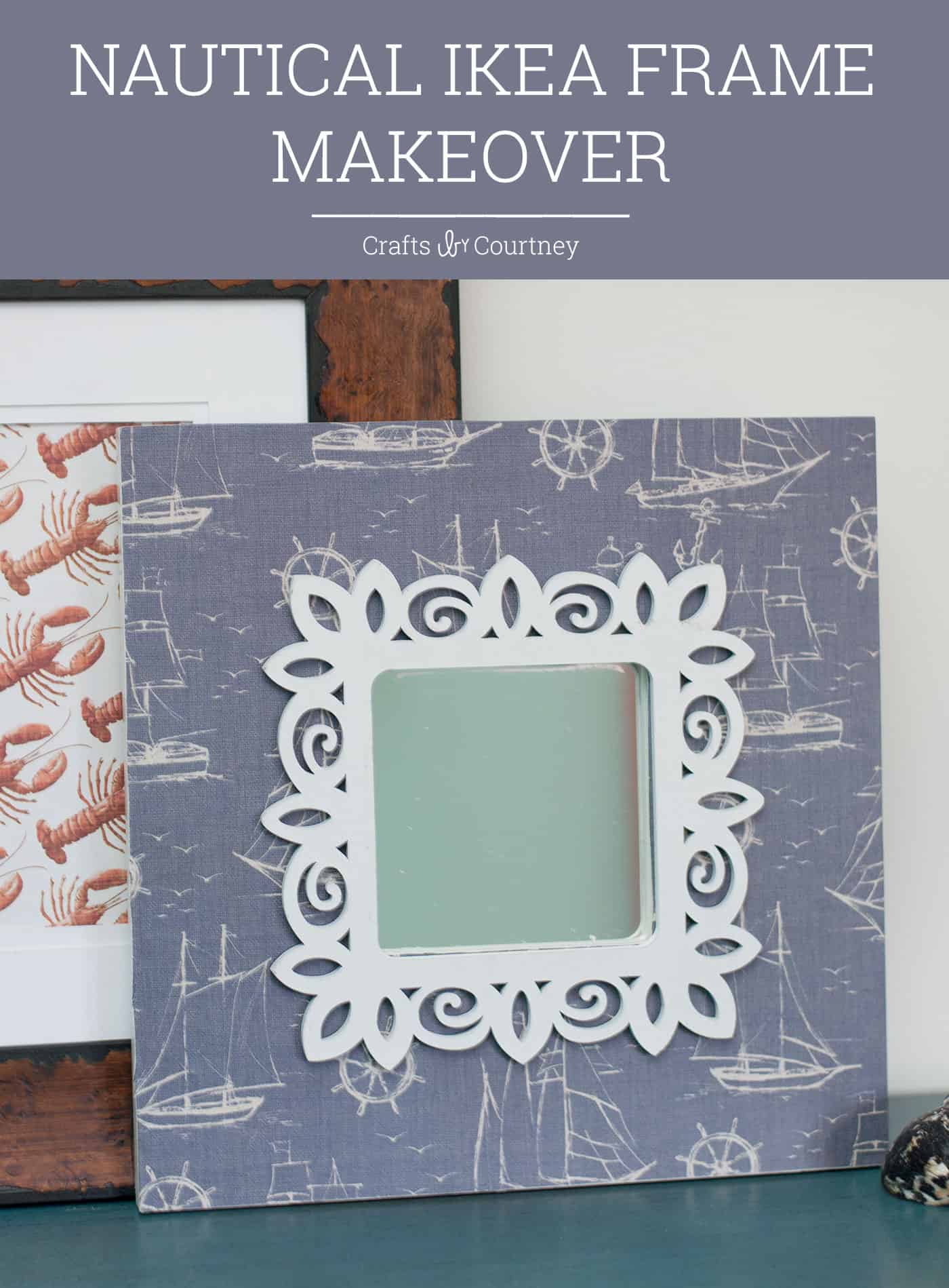 Decorate an IKEA Wall Mirror in Four Steps
