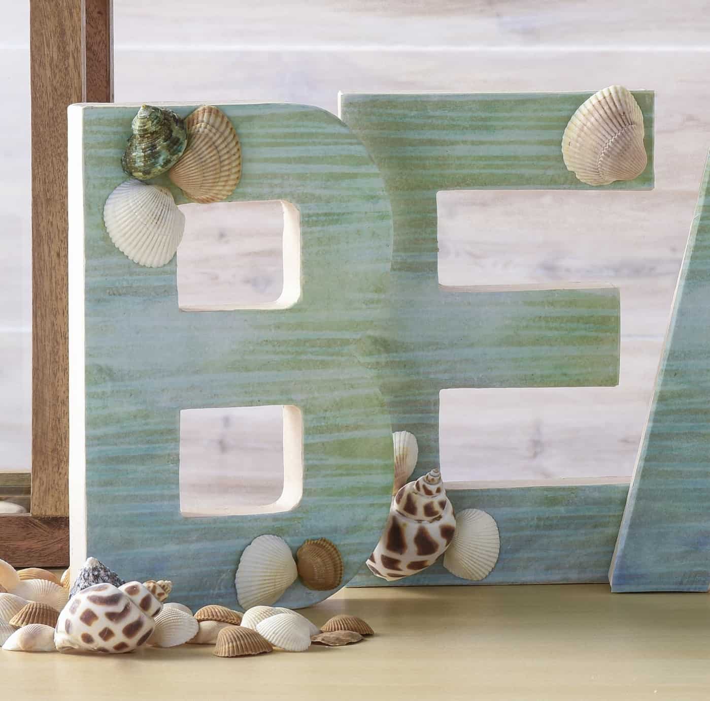 Easy beach letters