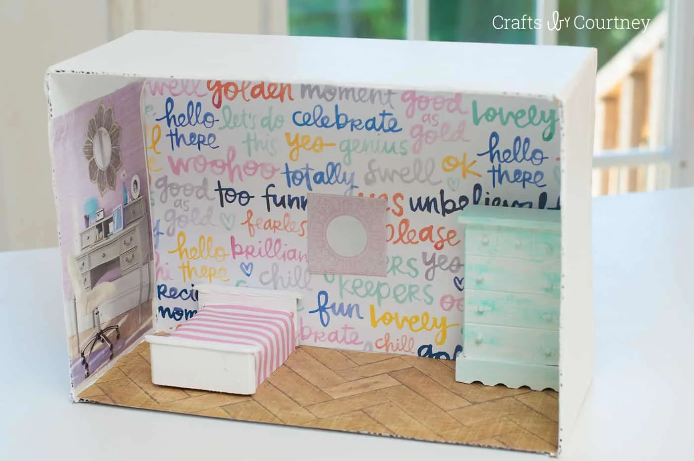 DIY Miniature Cardboard Boxes for your Dollhouse 