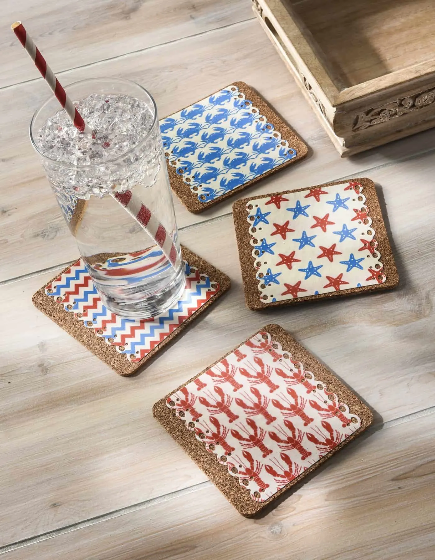 These Decoupage Coasters are Really Unique!