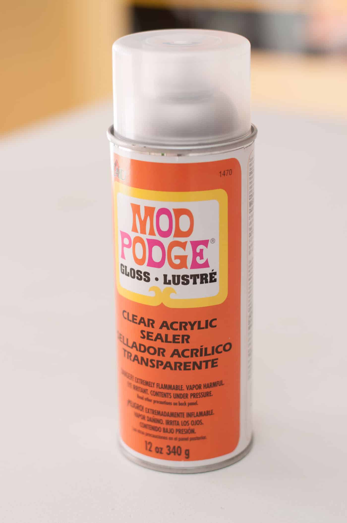 Mod Podge clear acrylic sealer Gloss