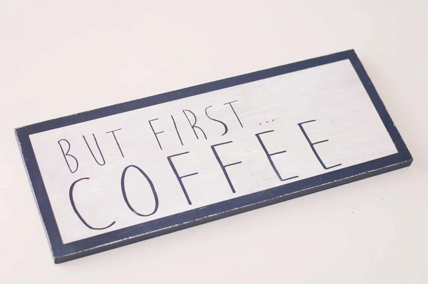 But first coffee scrap wood sign