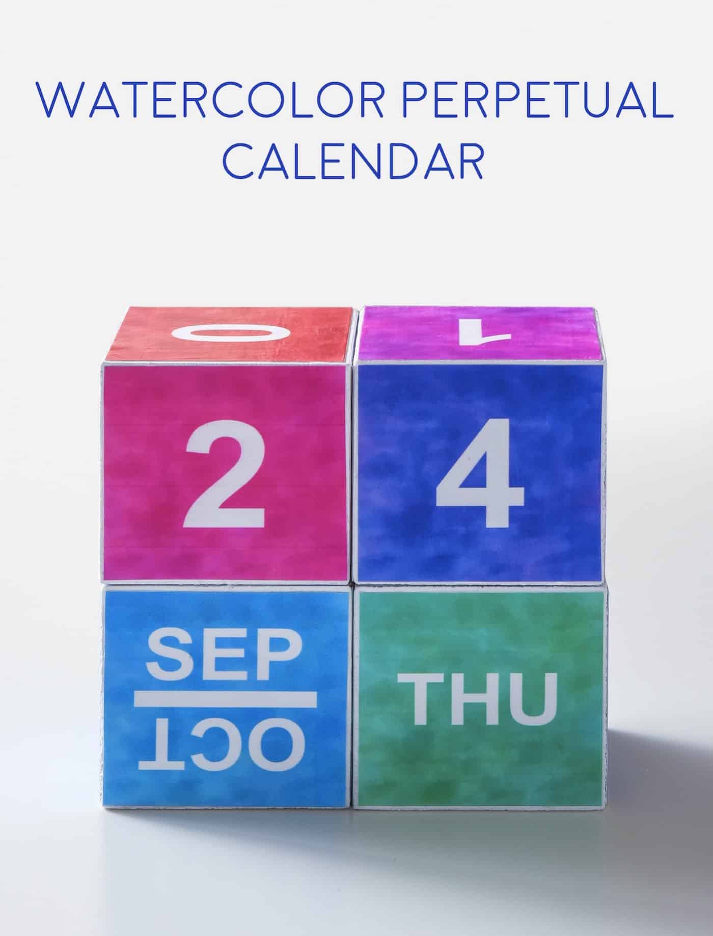 DIY Perpetual Calendar (with Free Printable ) Mod Podge Rocks