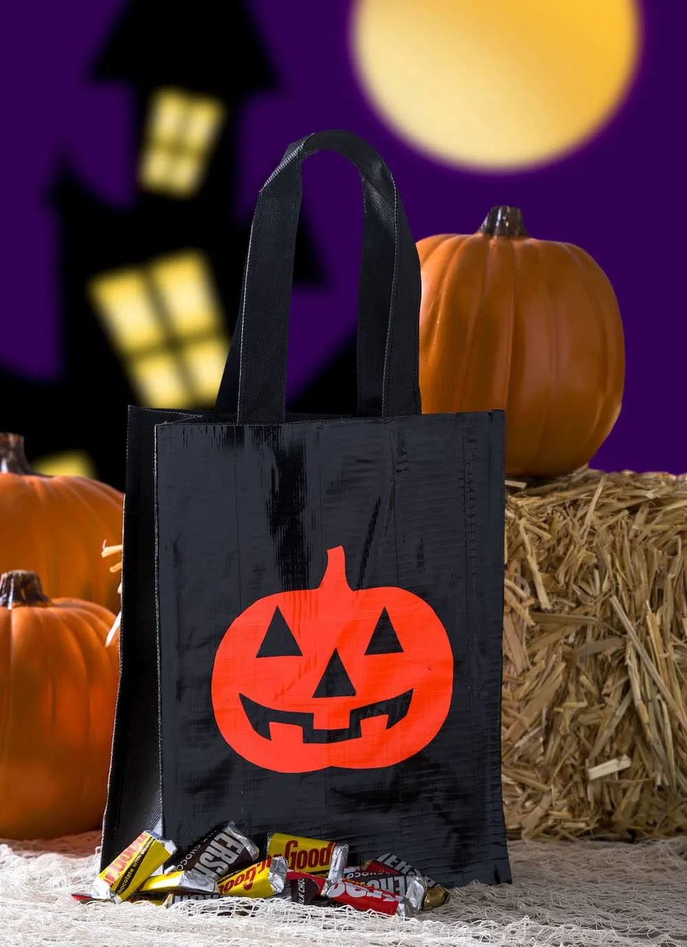 Trick or Treat Halloween Paper Bag Template
