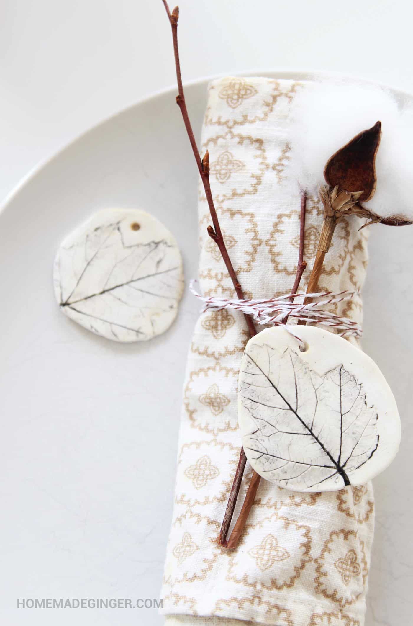 Fall Clay Projects With Air Dry Clay - Rustic Crafts & DIY