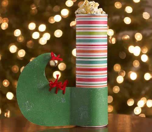 Elf gift container for Christmas