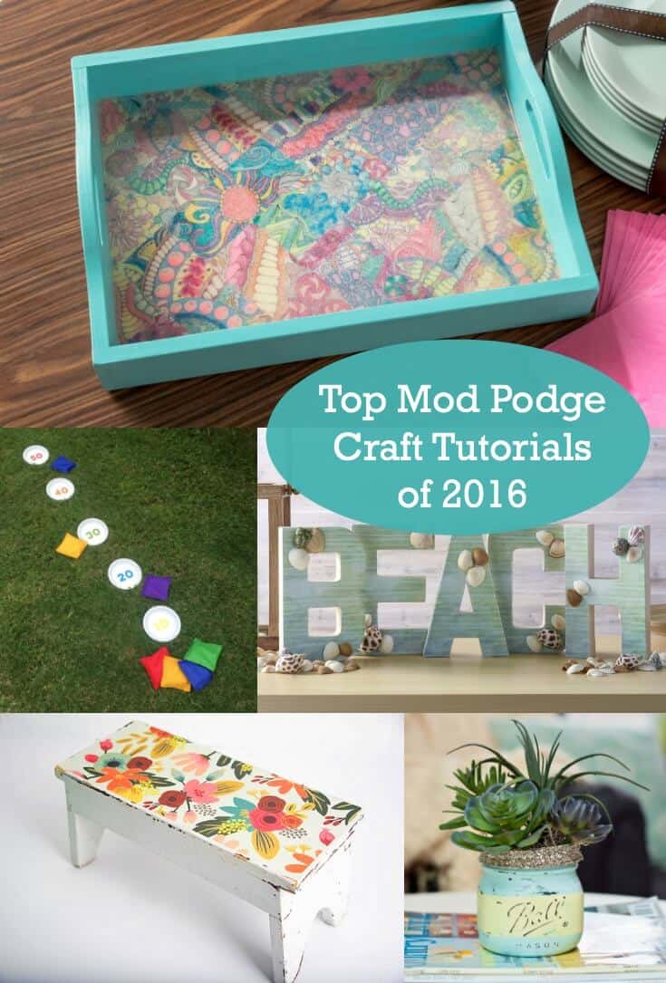 Top 10 Mod Podge Craft Tutorials of 2016