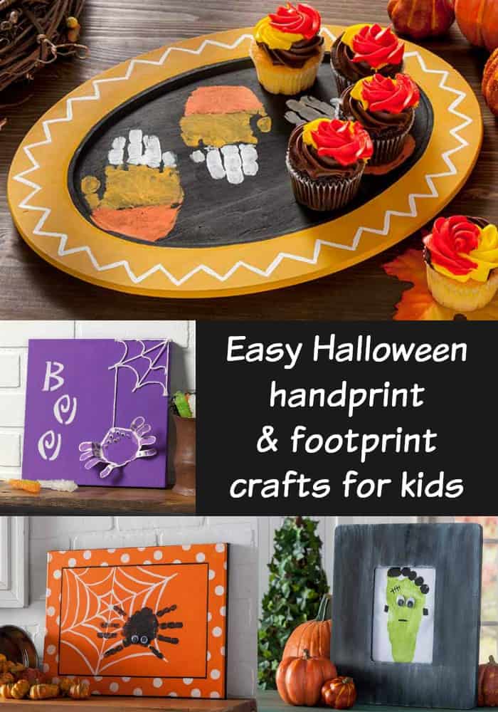 Easy Halloween Handprint Crafts for Kids