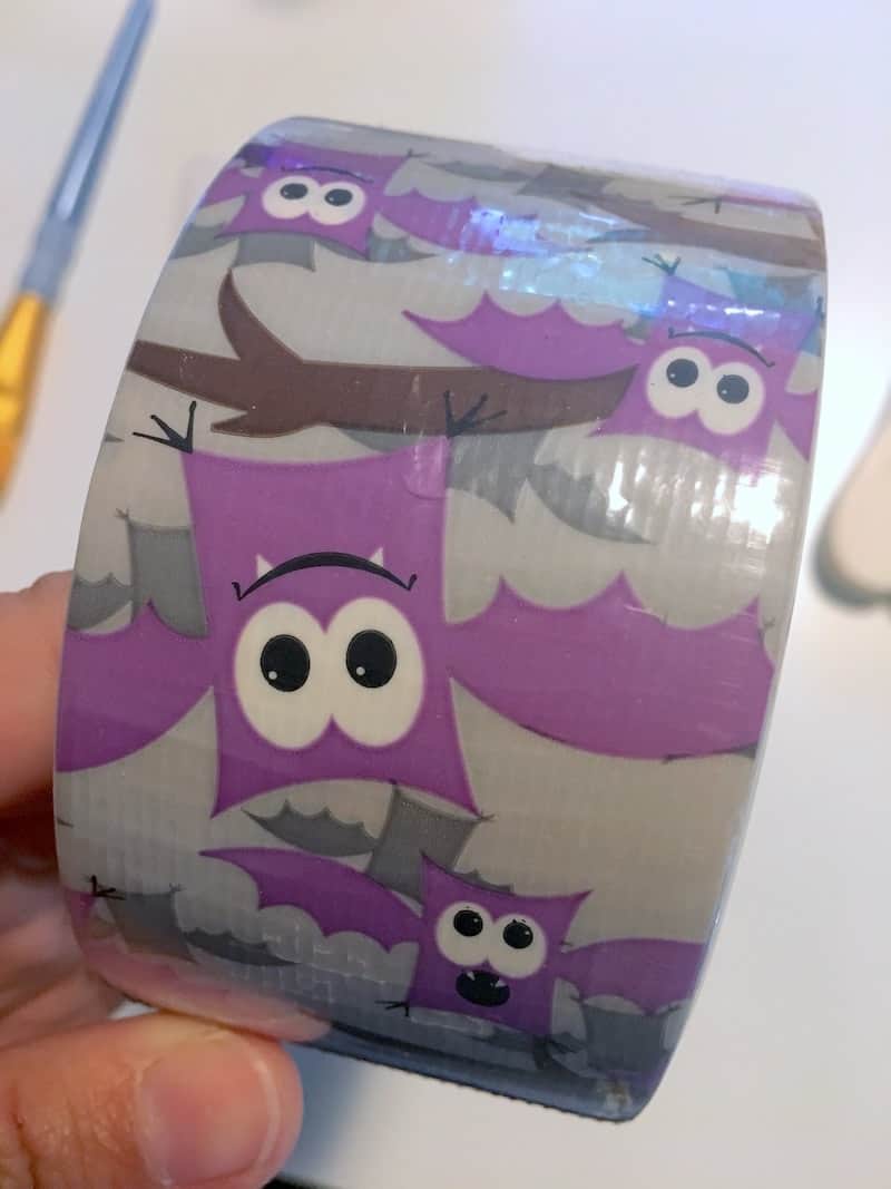 Bat printed Halloween Duck Tape