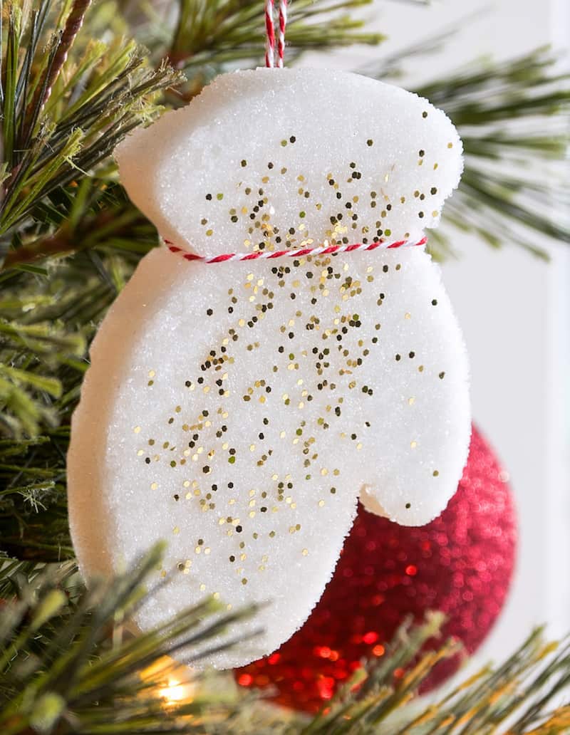 Christmas ornament made out of sugar