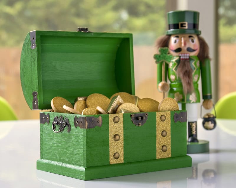 Treasure Chest of Gold St. Patrick's Day Decor