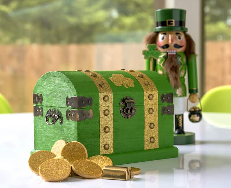 Treasure Chest of Gold St. Patrick's Day Decor