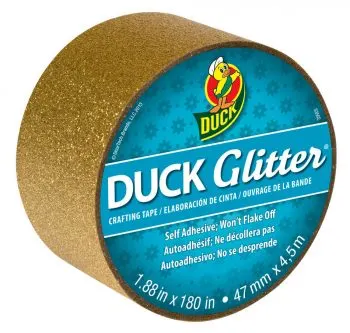 Glitter Gold Duck Brand Tape