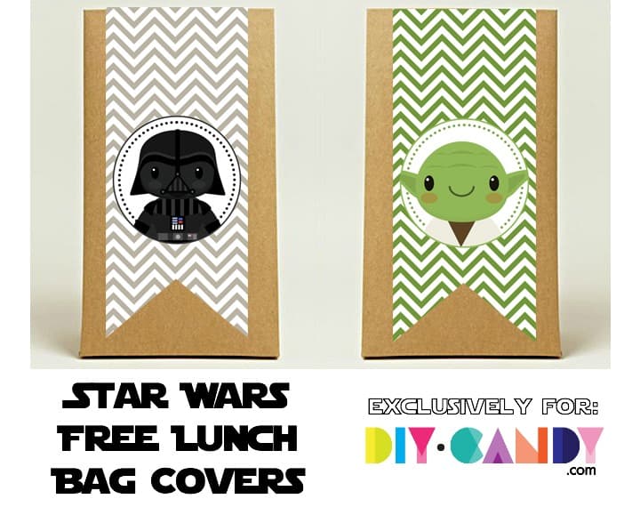Star Wars lunch bag covers