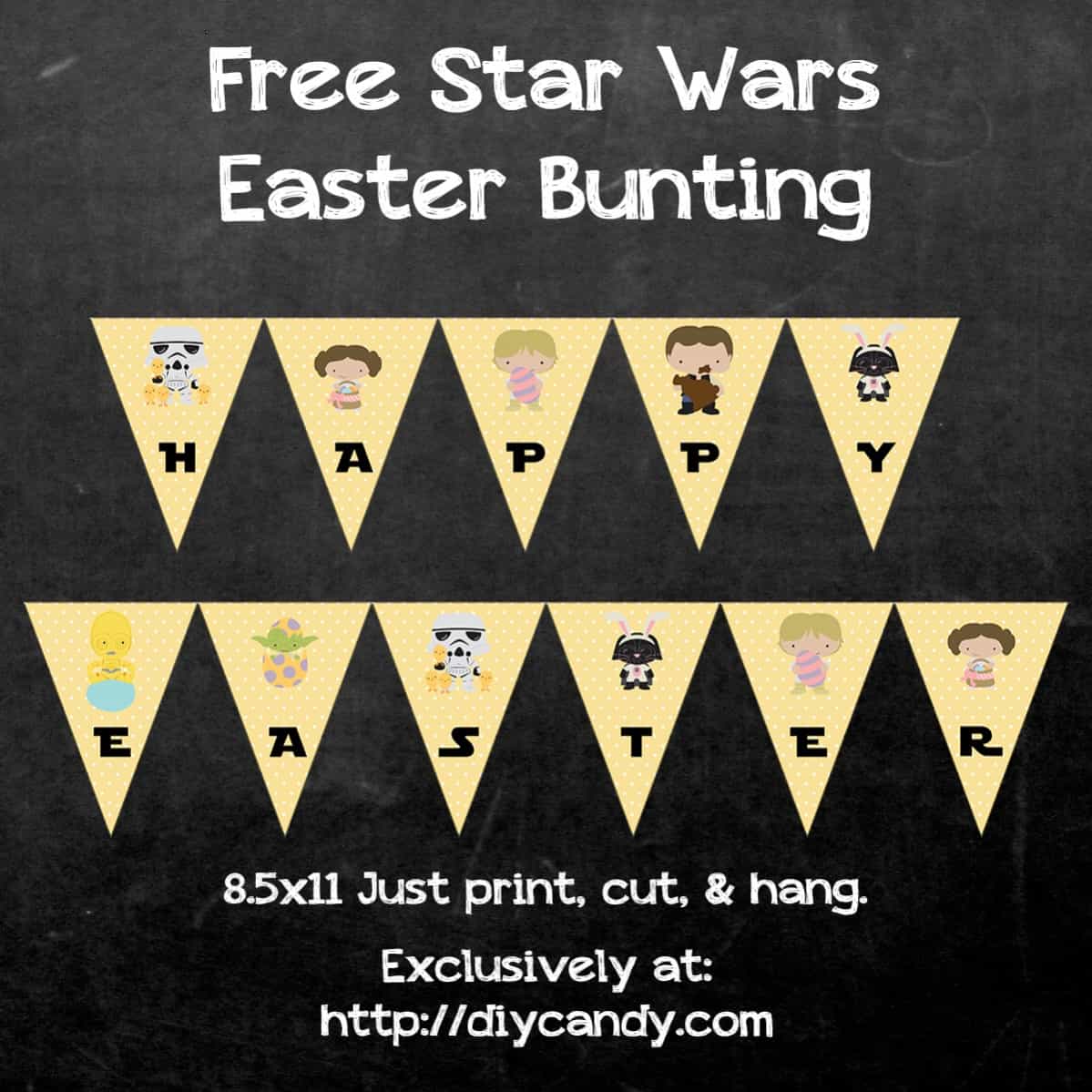 Star Wars Easter Bunting