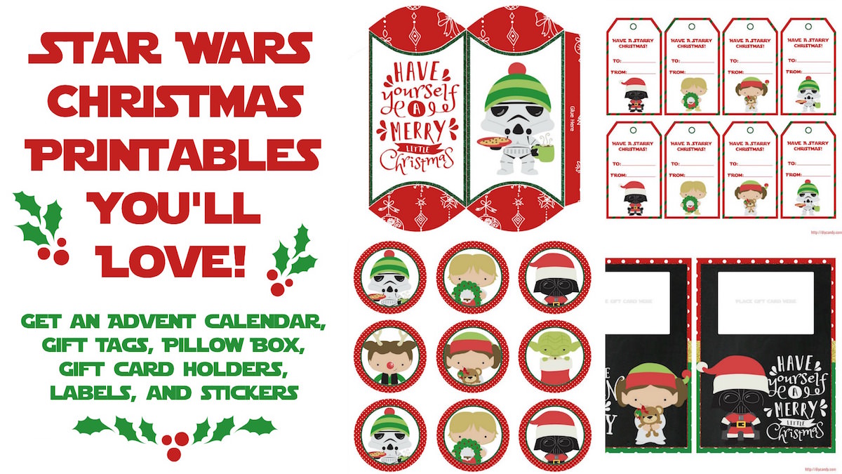 Star Wars Christmas printables