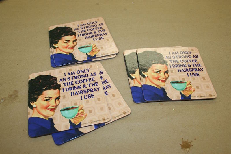 Coasters from Target dollar spot
